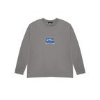 CAMISETA BLACKOUT PLANE MANGA LARGA CHARCOAL