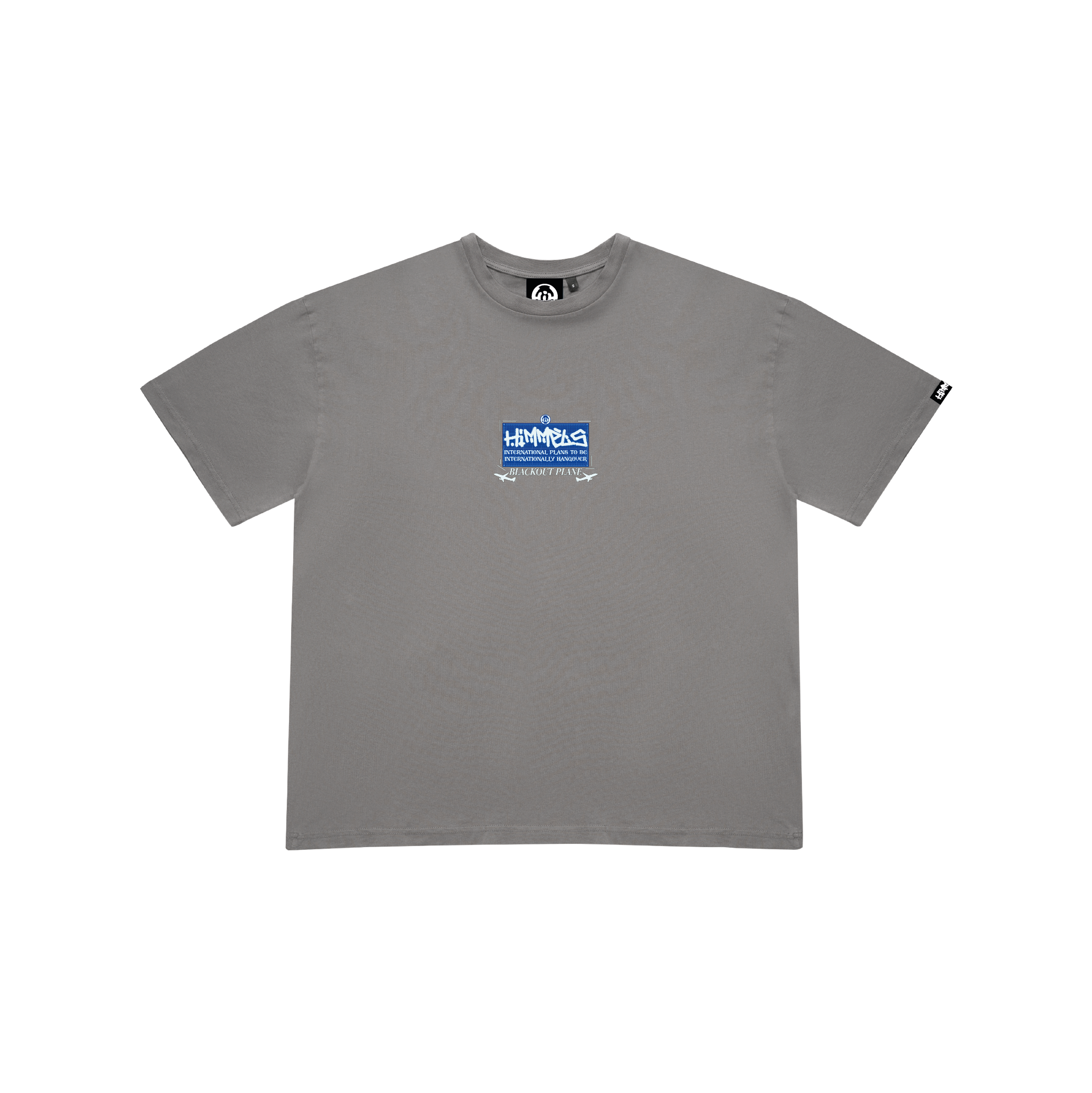 CAMISETA BLACKOUT PLANE CHARCOAL
