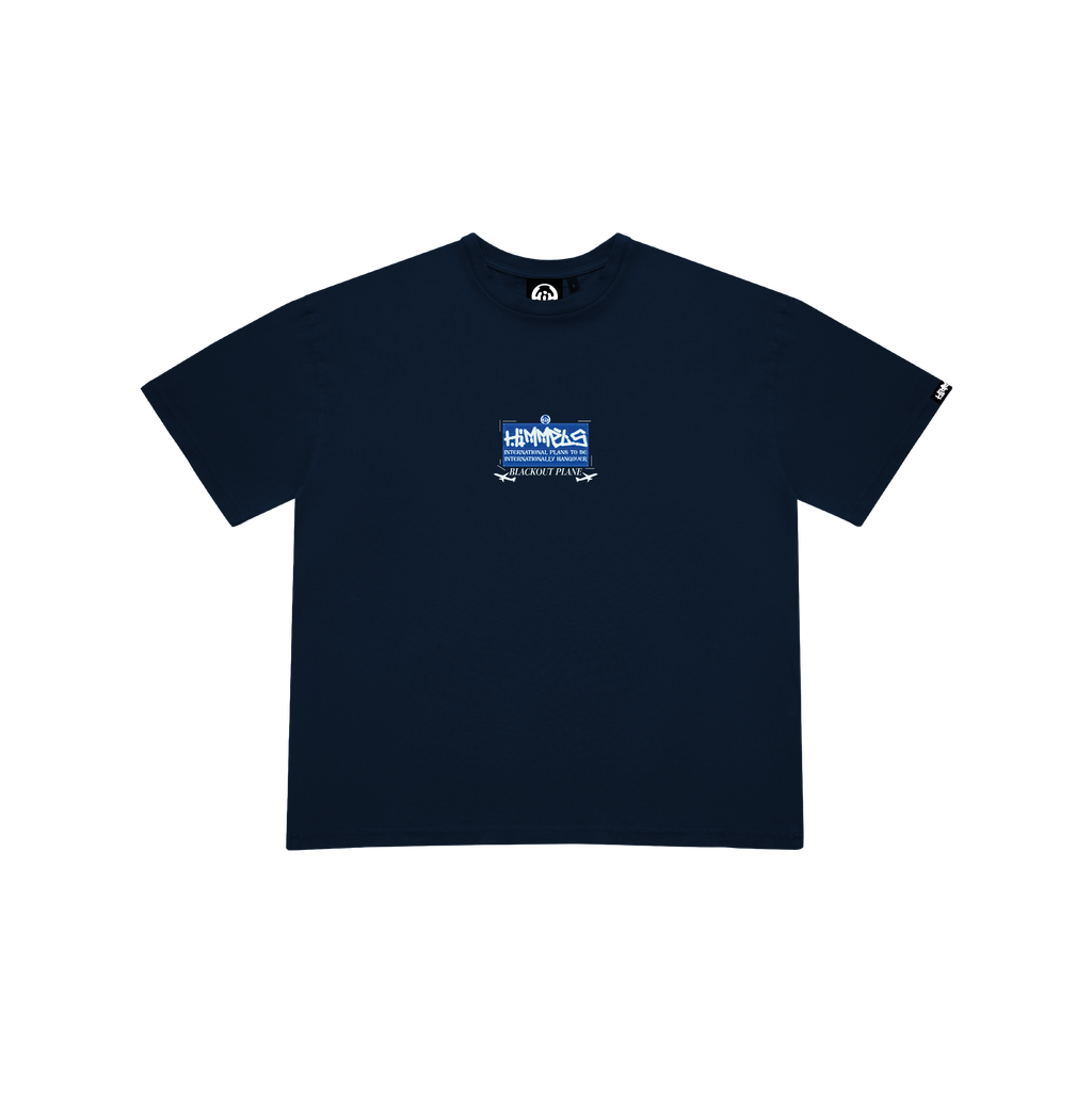 CAMISETA BLACKOUT PLANE AZUL MARINO