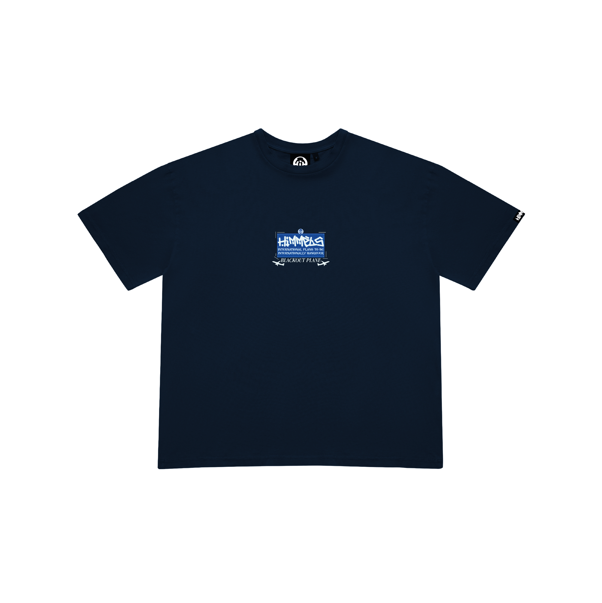 CAMISETA BLACKOUT PLANE AZUL MARINO