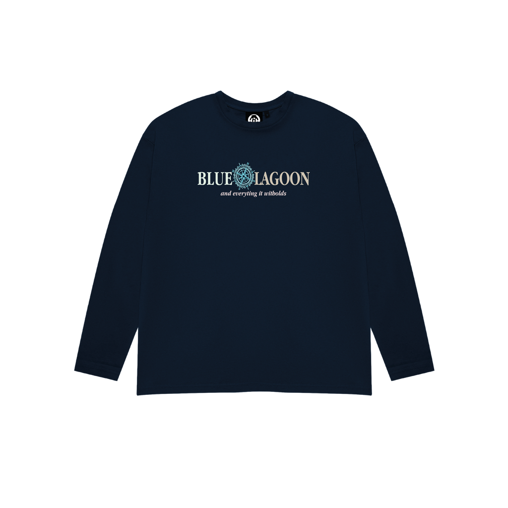 CAMISETA BLUE LAGOON MANGA LARGA AZUL MARINO