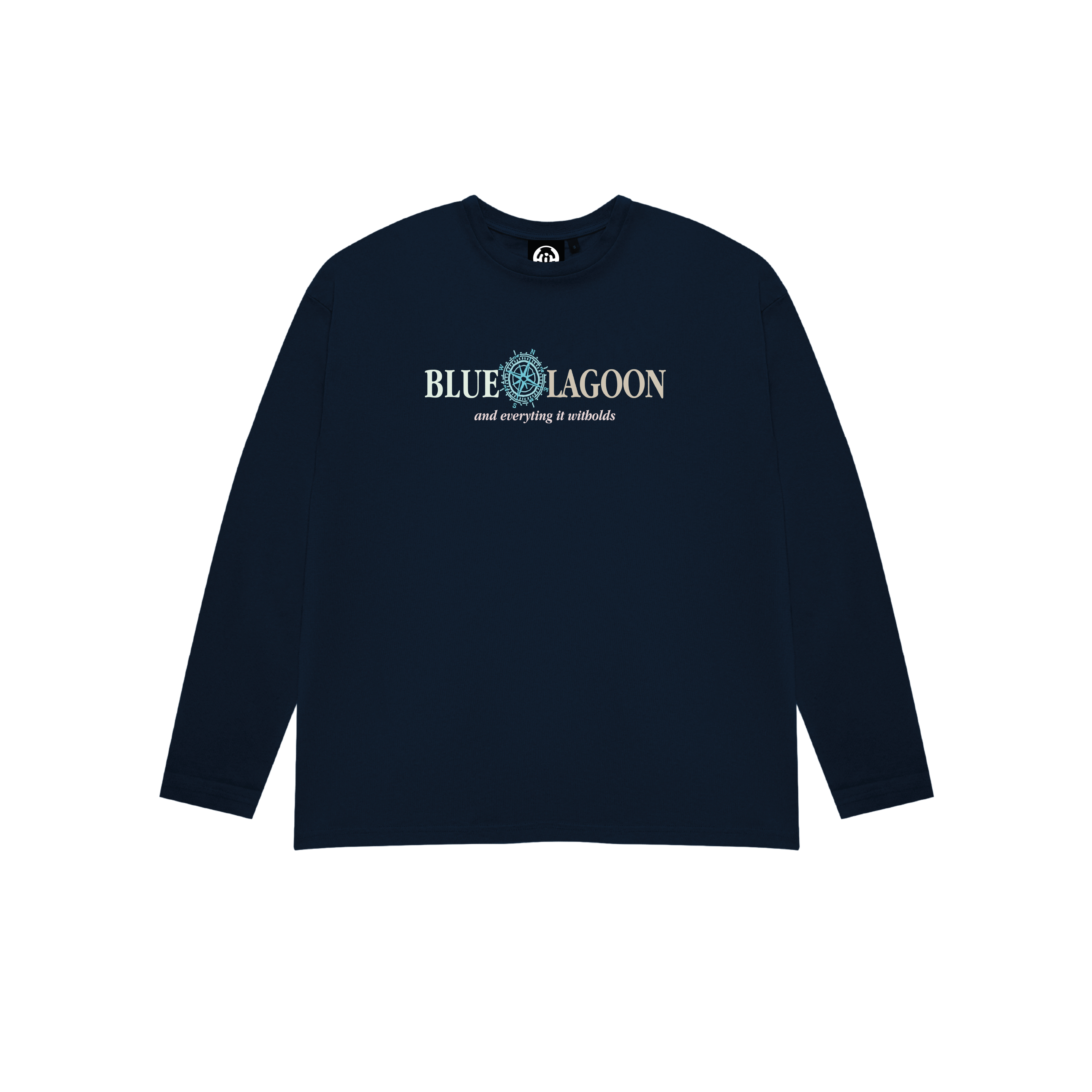 CAMISETA BLUE LAGOON MANGA LARGA AZUL MARINO