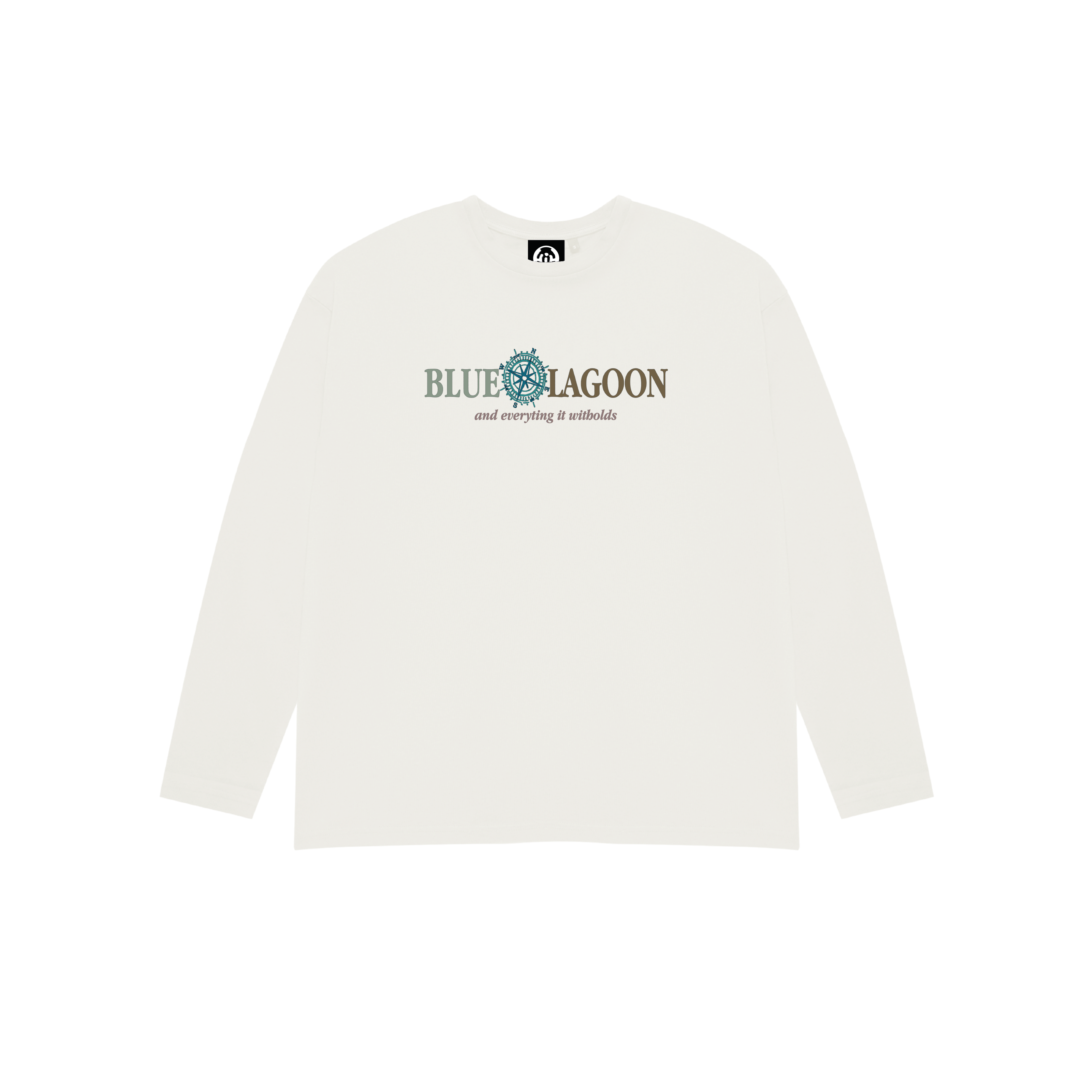 CAMISETA BLUE LAGOON MANGA LARGA WHITE