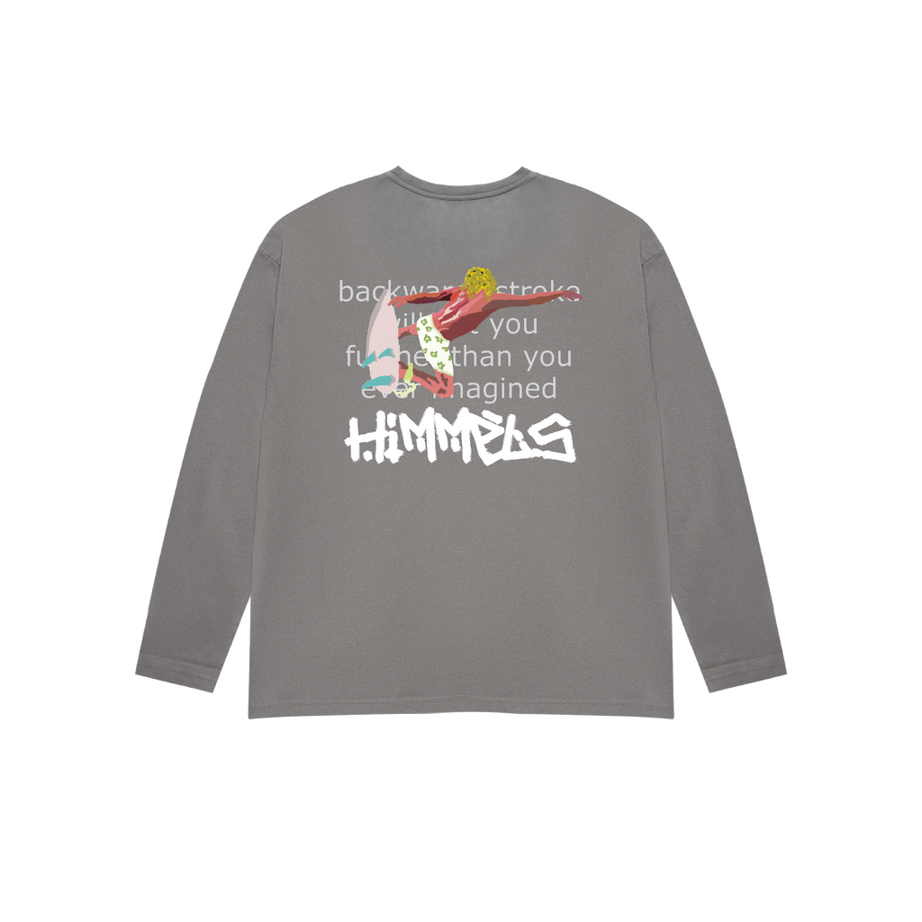 CAMISETA BLUE LAGOON MANGA LARGA CHARCOAL