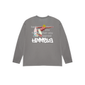 CAMISETA BLUE LAGOON MANGA LARGA CHARCOAL