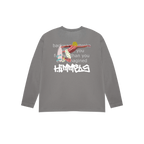 CAMISETA BLUE LAGOON MANGA LARGA CHARCOAL