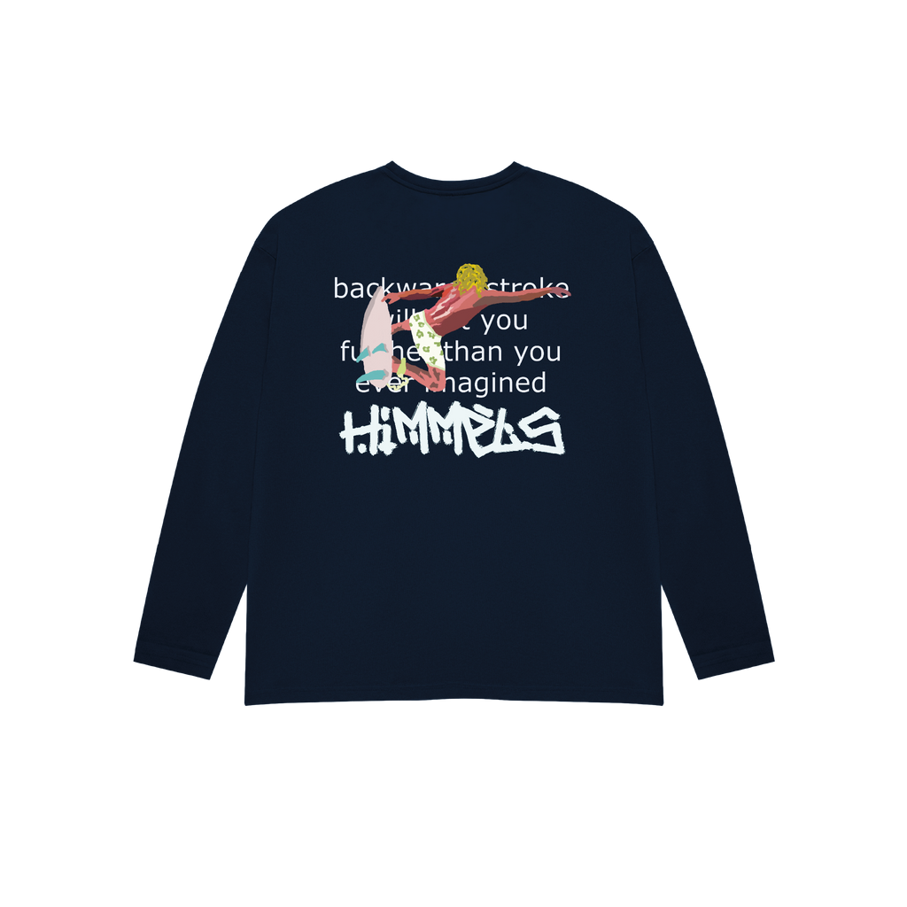 CAMISETA BLUE LAGOON MANGA LARGA AZUL MARINO