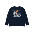 CAMISETA BLUE LAGOON MANGA LARGA AZUL MARINO