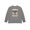 CAMISETA BORN YESTERDAY MANGA LARGA CHARCOAL