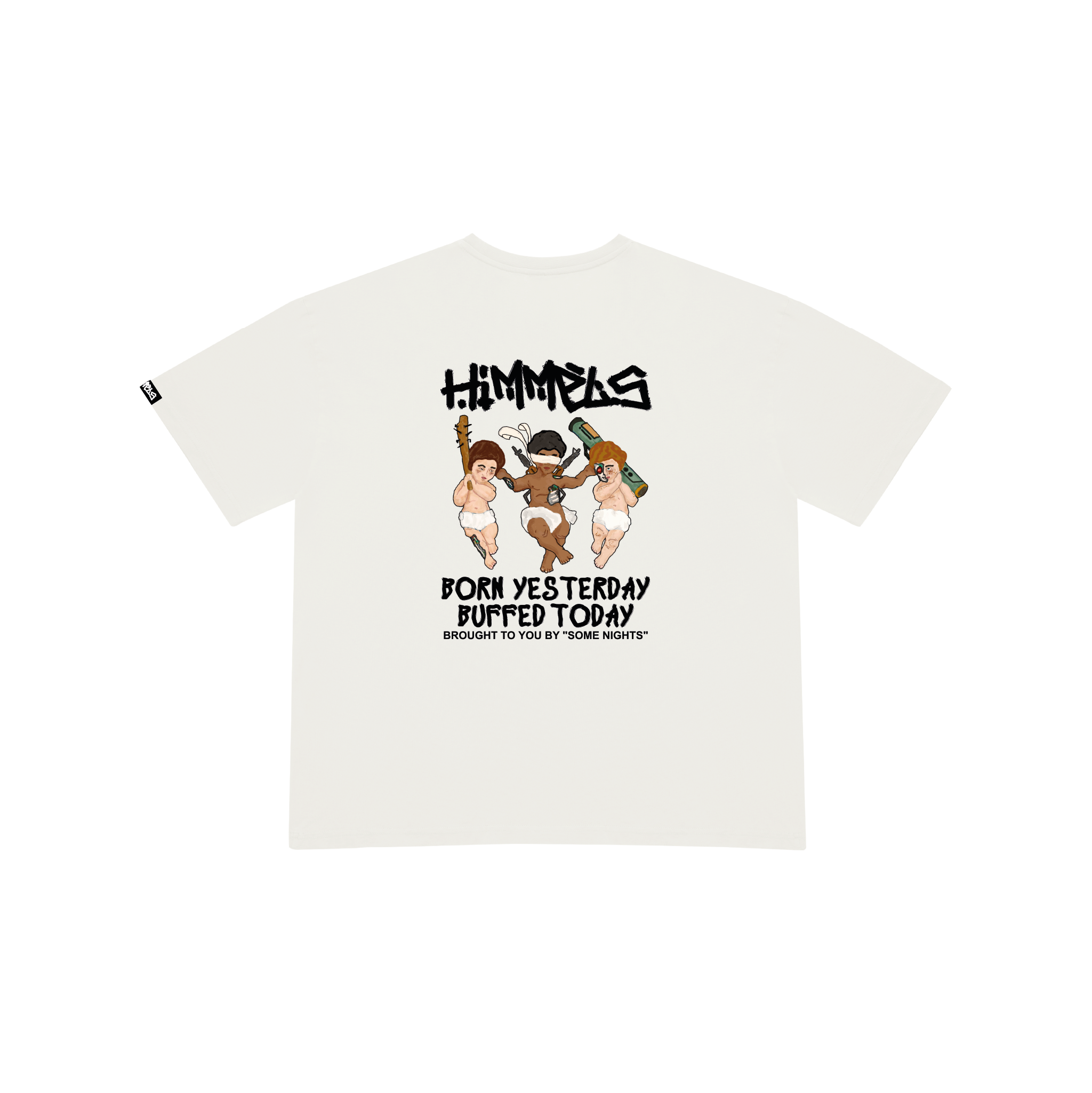 CAMISETA BORN YESTERDAY BLANCA