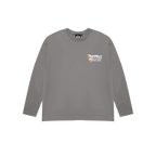 CAMISETA BORN YESTERDAY MANGA LARGA CHARCOAL