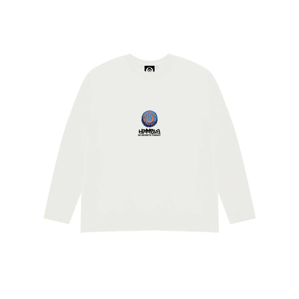 CAMISETA BREWSKYS LARGA BLANCA