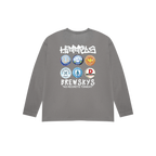 CAMISETA BREWSKYS LARGA CHARCOAL