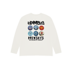 CAMISETA BREWSKYS LARGA BLANCA
