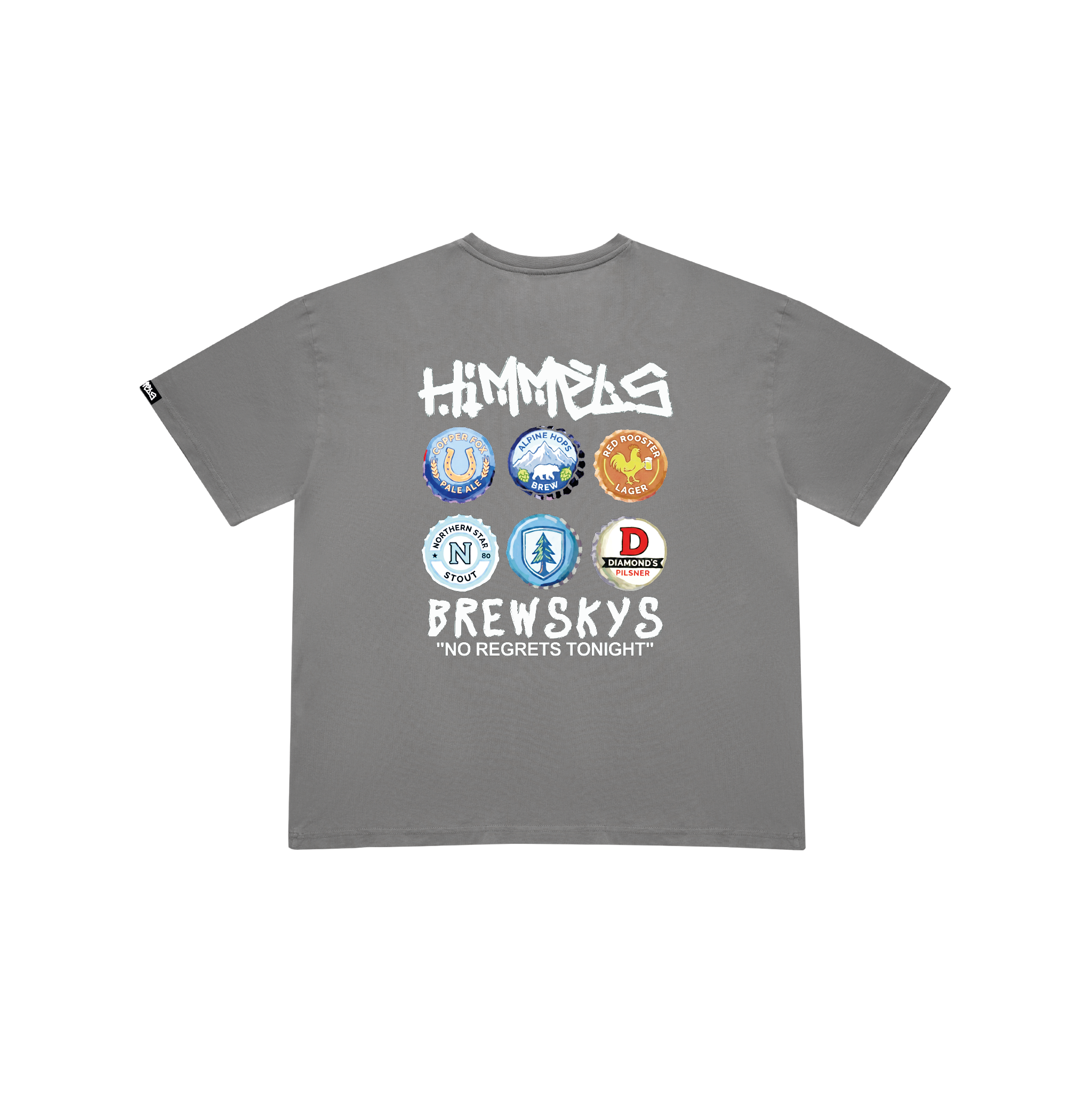 CAMISETA BREWSKYS CHARCOAL