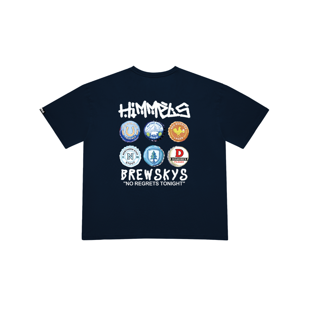 CAMISETA BREWSKYS AZUL MARINO