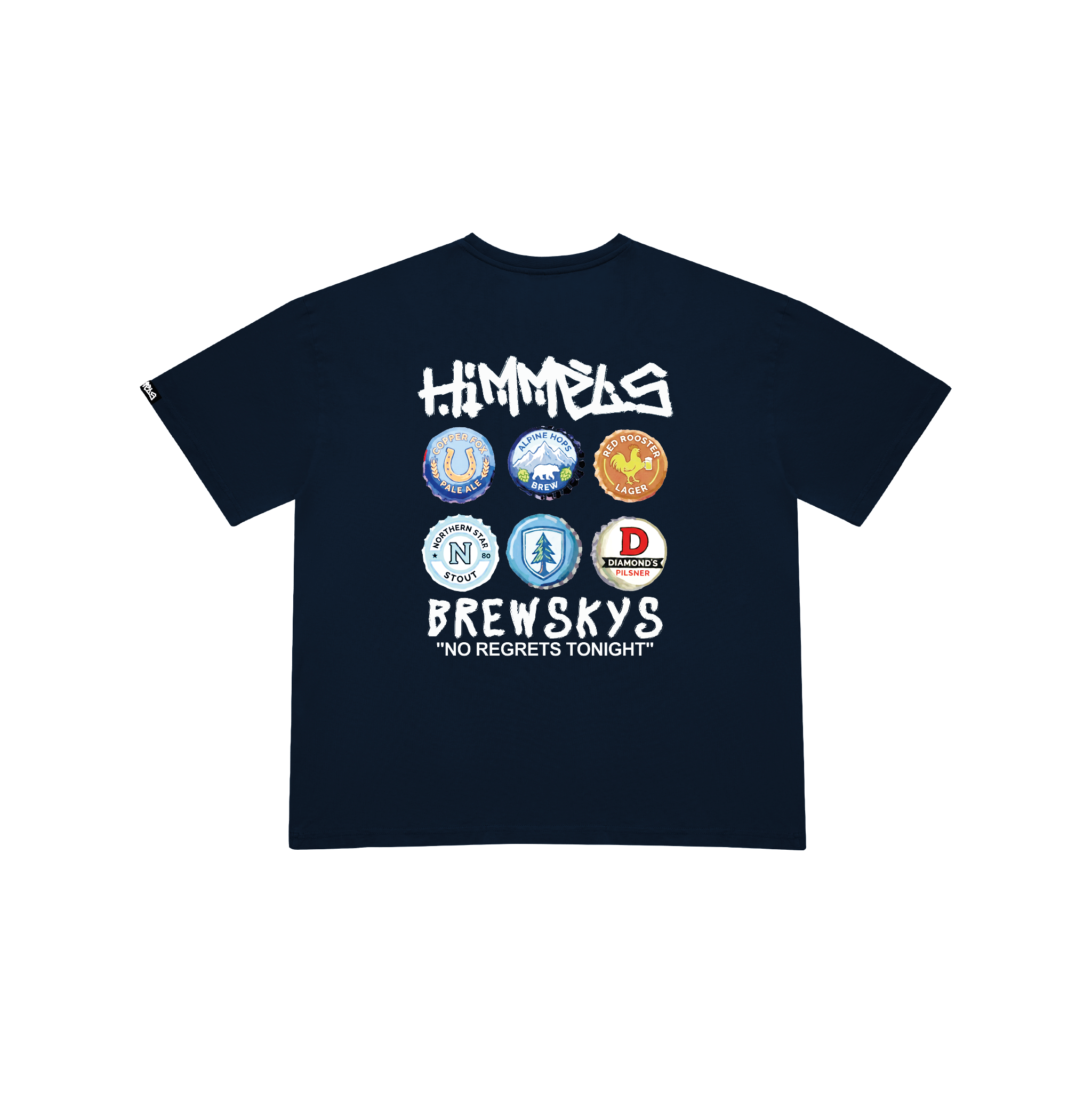 CAMISETA BREWSKYS AZUL MARINO