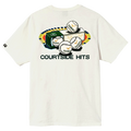 Camiseta courtside hits blanca