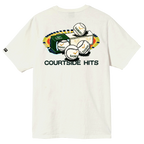 Camiseta courtside hits blanca