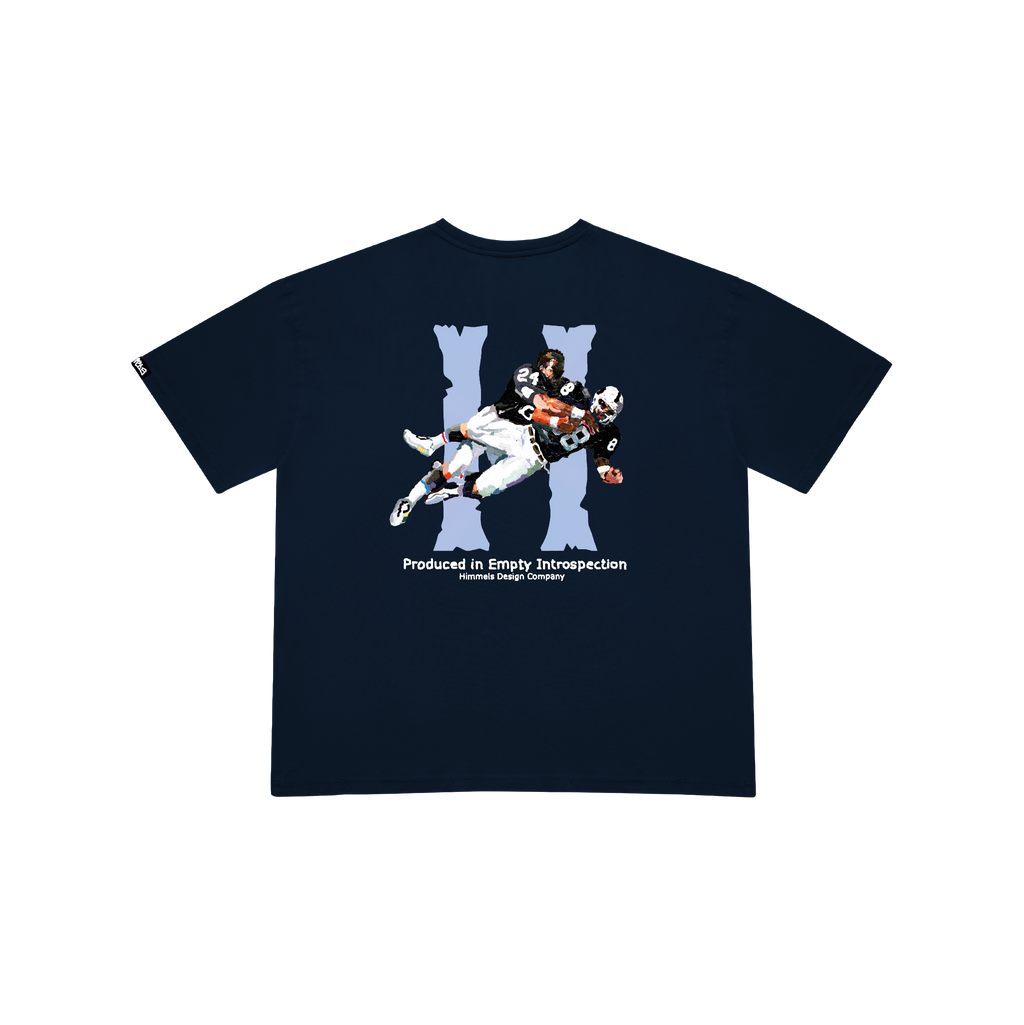 CAMISETA BROKEN BONES AZUL MARINO