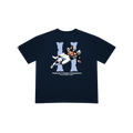 CAMISETA BROKEN BONES AZUL MARINO