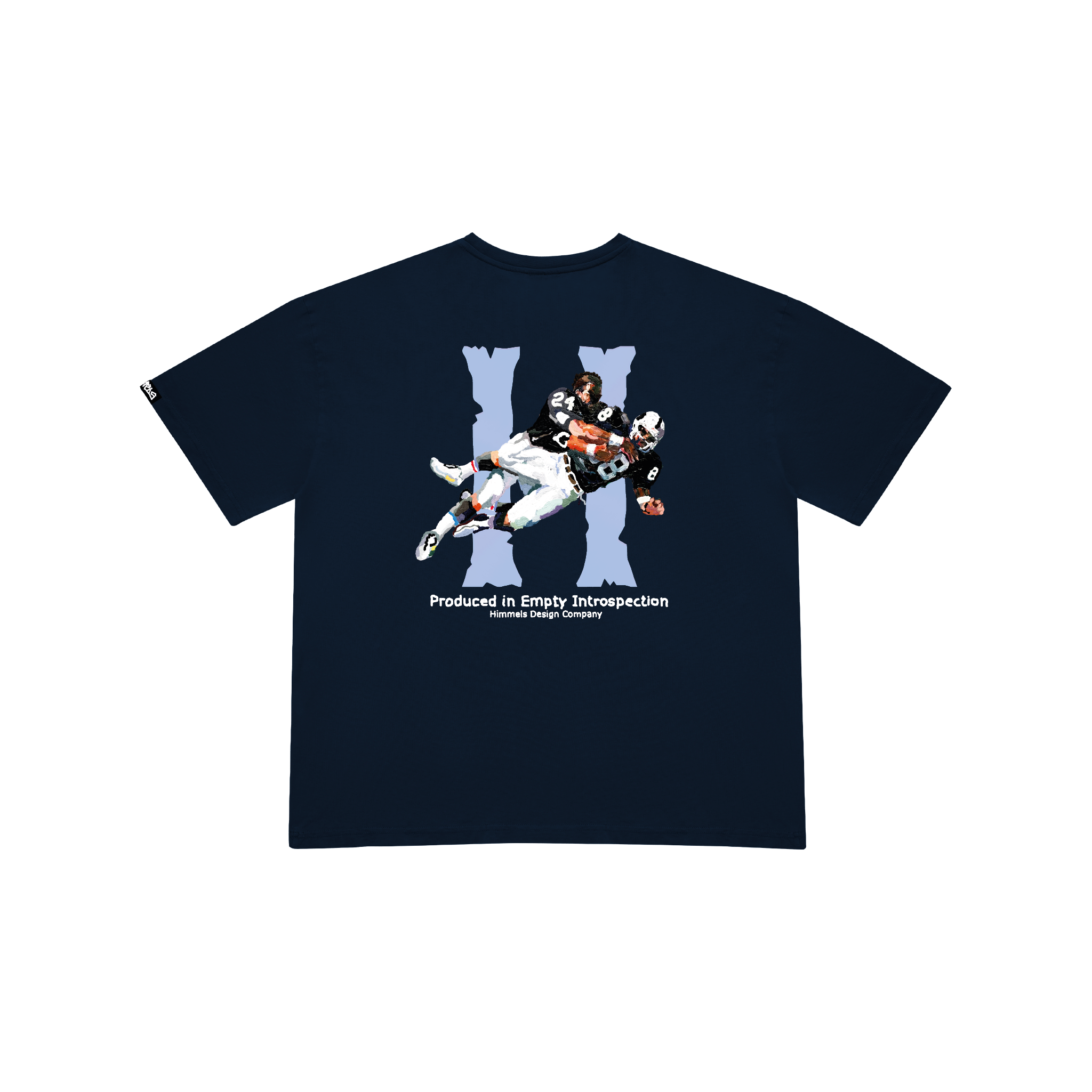 CAMISETA BROKEN BONES AZUL MARINO
