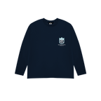 CAMISETA BROKEN BONES MANGA LARGA AZUL MARINO