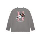 CAMISETA BROKEN BONES MANGA LARGA CHARCOAL
