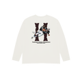 CAMISETA BROKEN BONES MANGA LARGA BLANCA