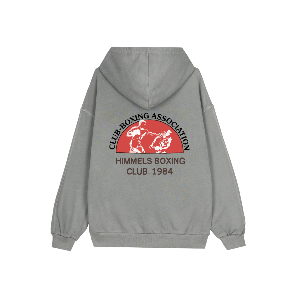 SUDADERA CON CREMALLERA BOXING ICE GREY