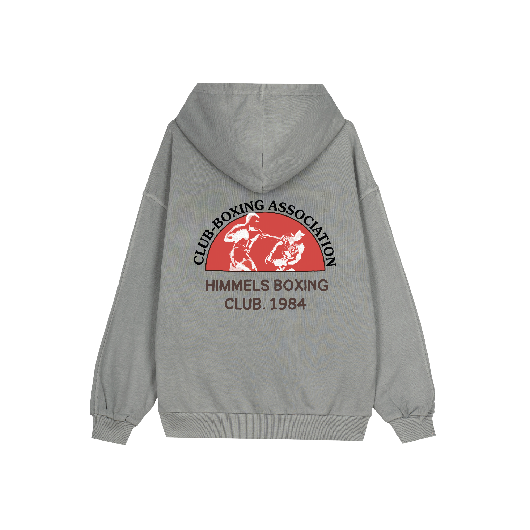 SUDADERA CON CREMALLERA BOXING ICE GREY