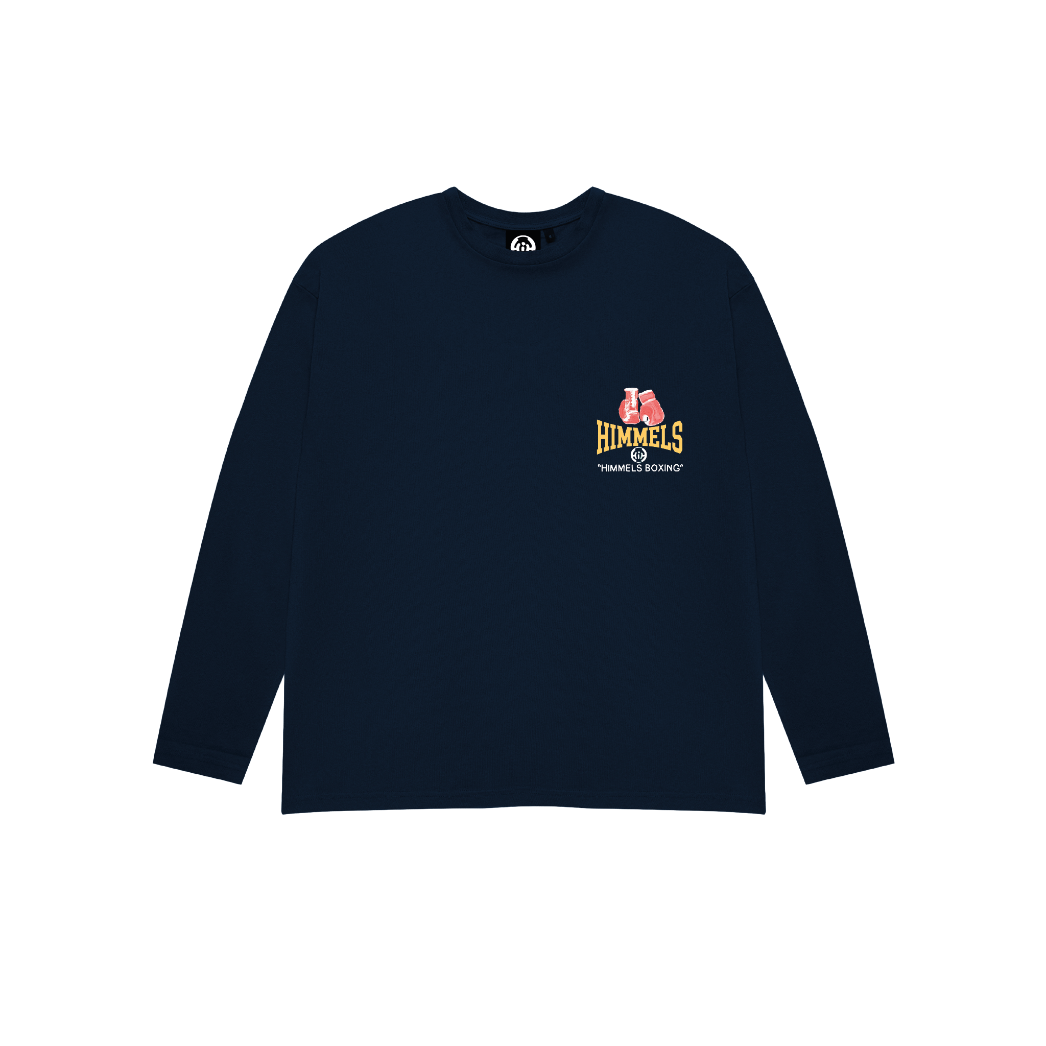CAMISETA BOXING MANGA LARGA AZUL MARINO
