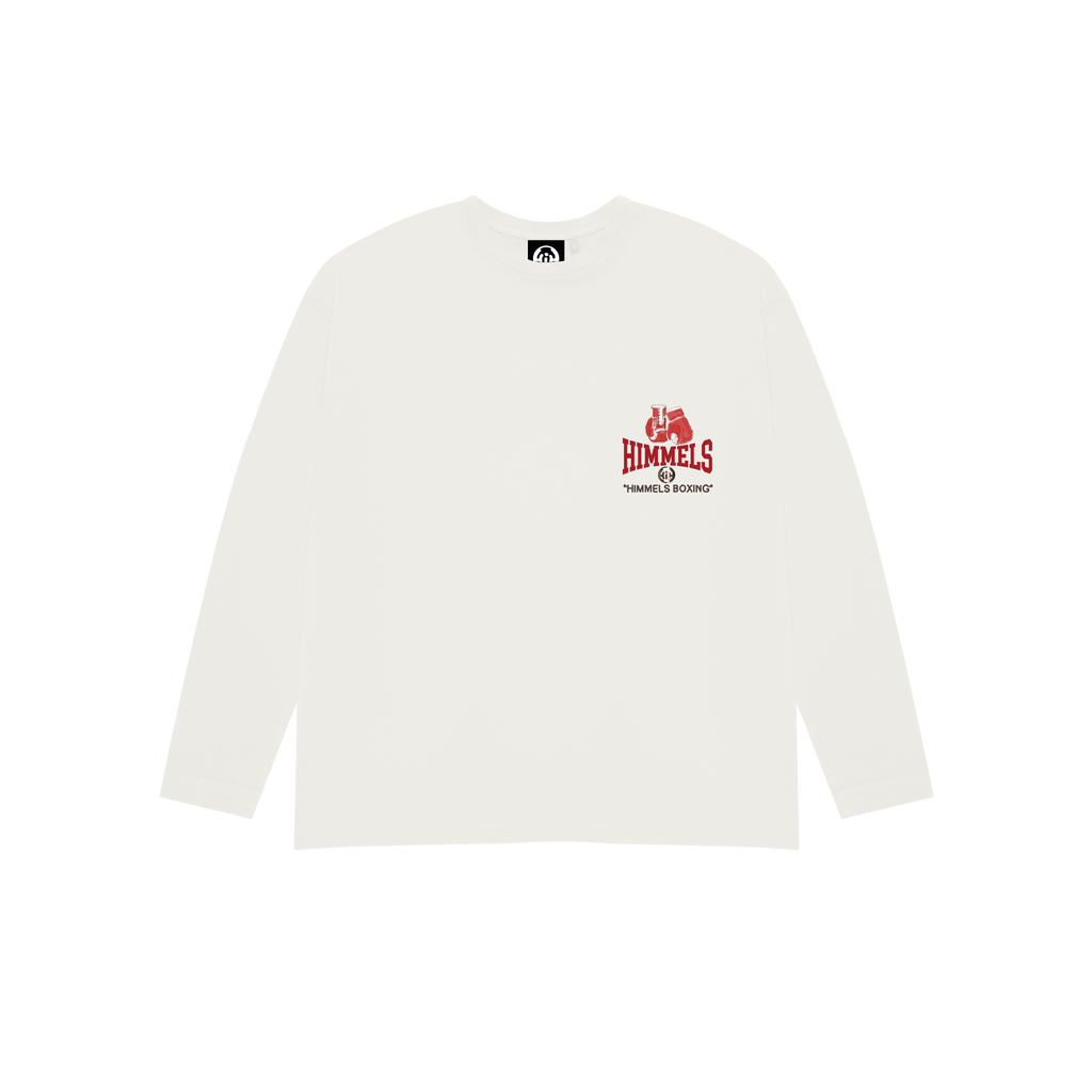 CAMISETA BOXING MANGA LARGA BLANCA