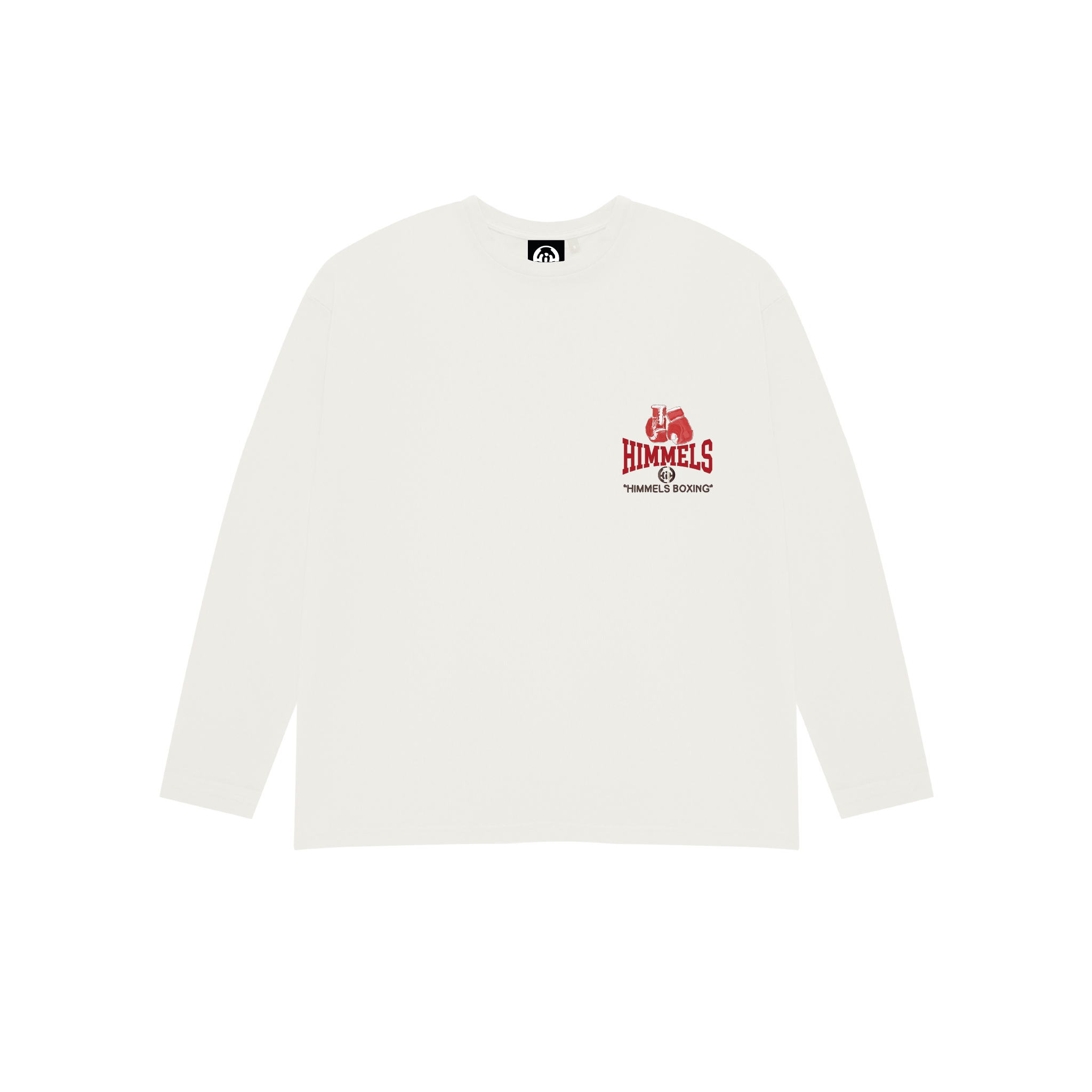CAMISETA BOXING MANGA LARGA BLANCA