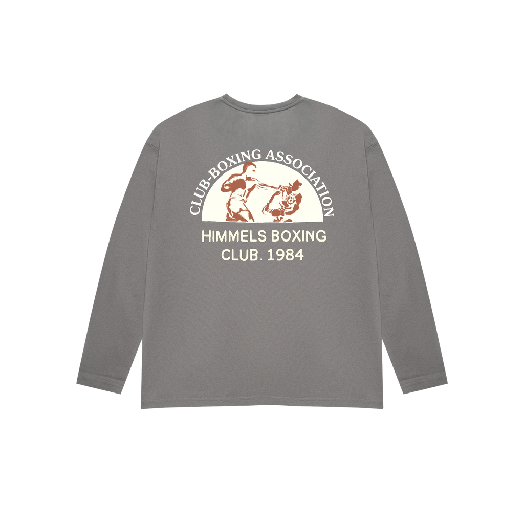 CAMISETA BOXING MANGA LARGA CHARCOAL