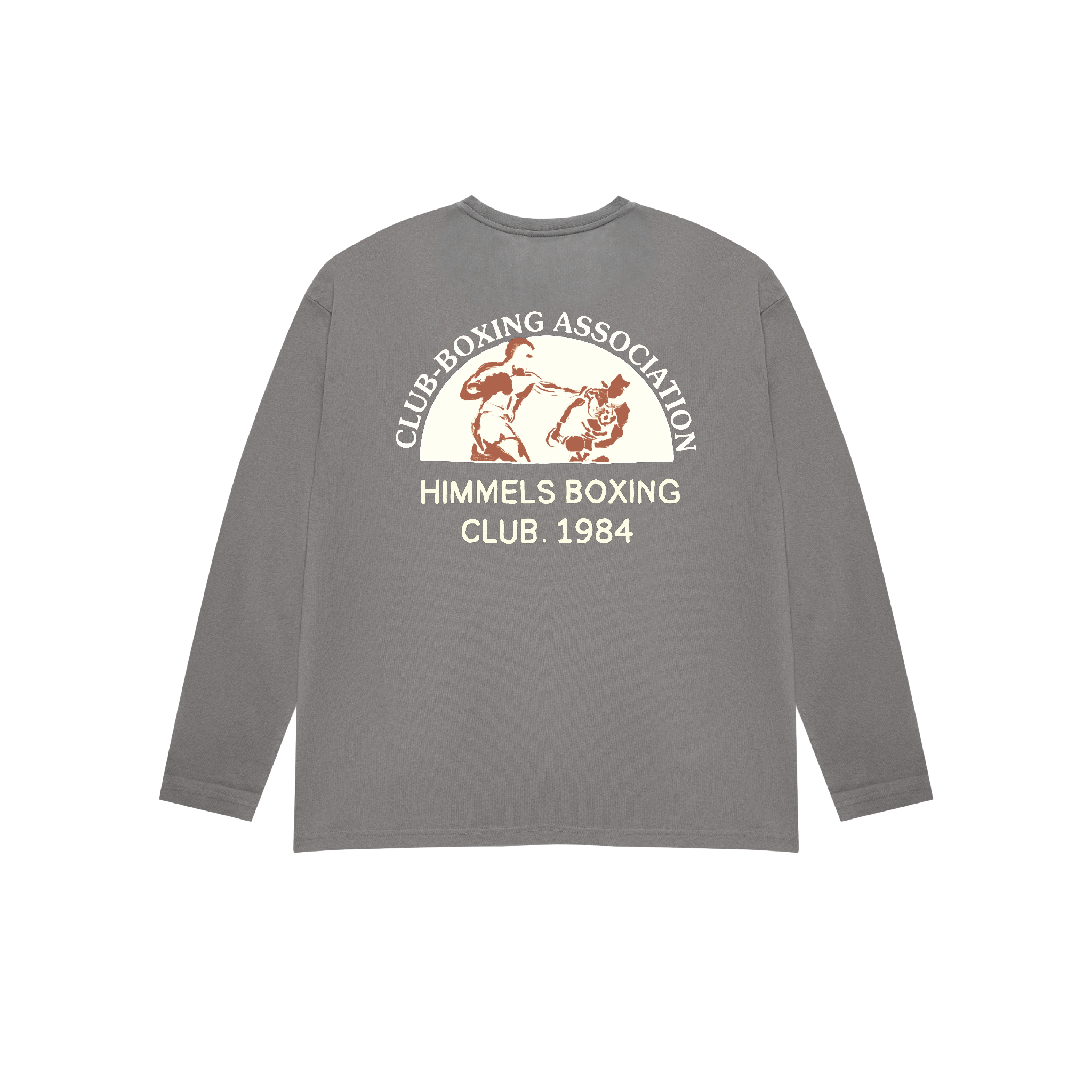 CAMISETA BOXING MANGA LARGA CHARCOAL