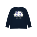 CAMISETA BOXING MANGA LARGA AZUL MARINO