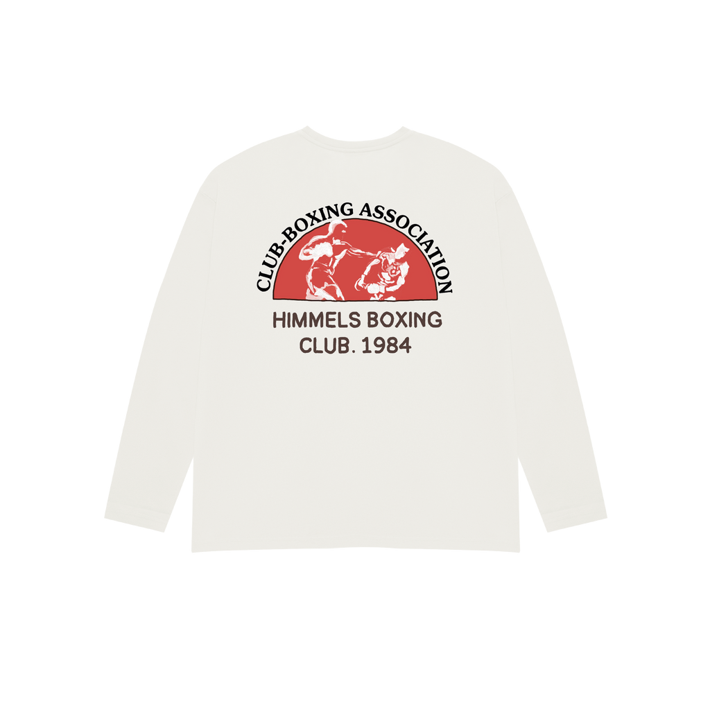 CAMISETA BOXING MANGA LARGA BLANCA