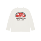 CAMISETA BOXING MANGA LARGA BLANCA