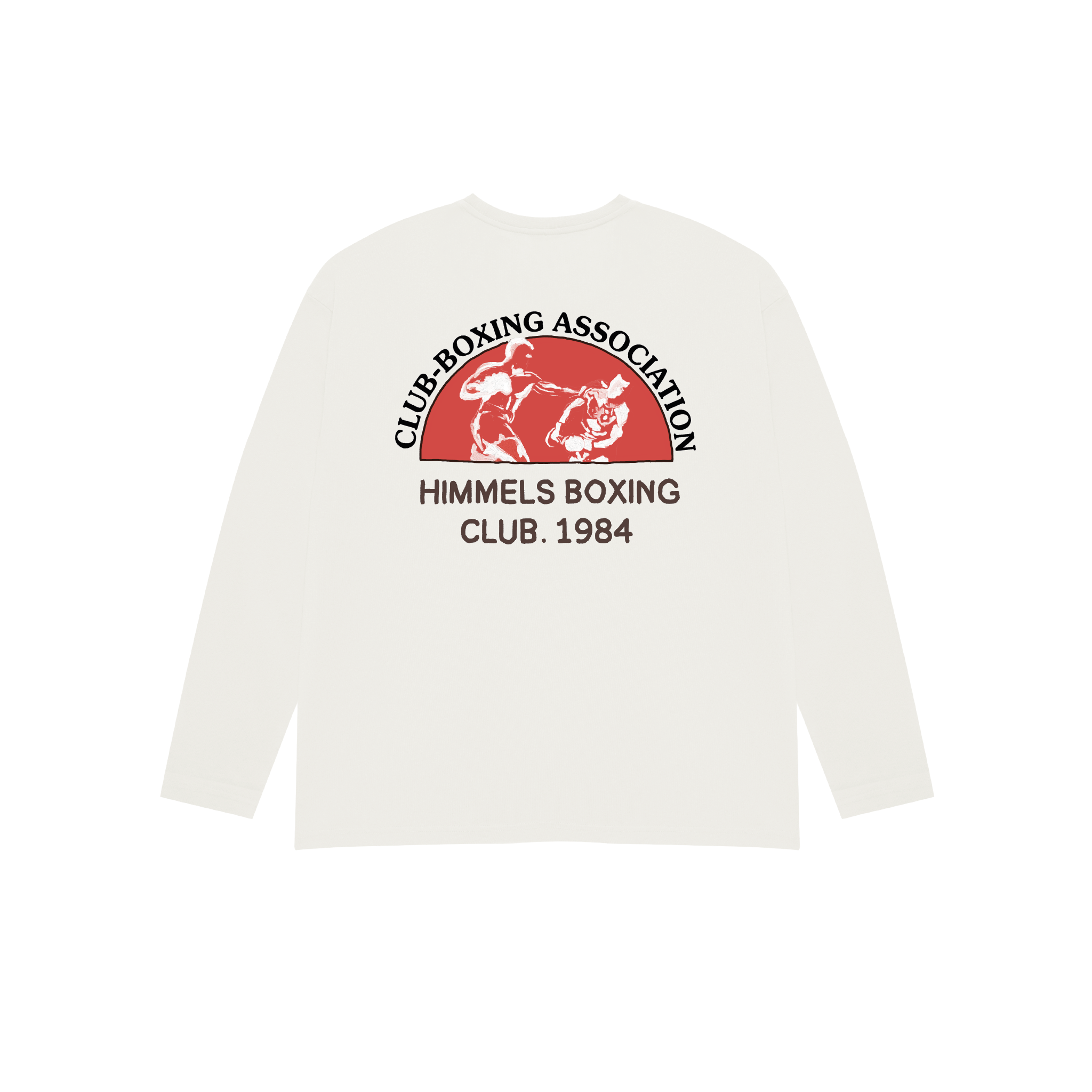 CAMISETA BOXING MANGA LARGA BLANCA