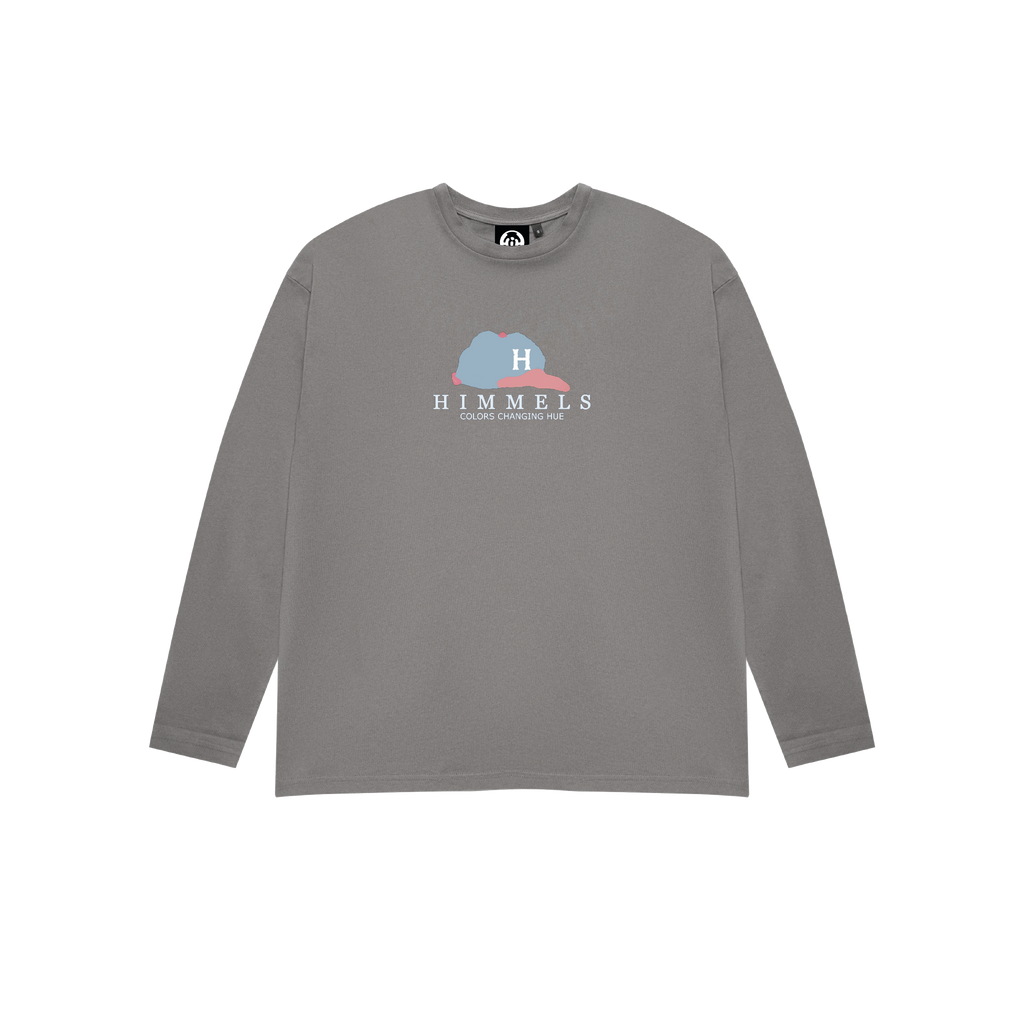 CAMISETA COLORS CHANGING MANGA LARGA CHARCOAL