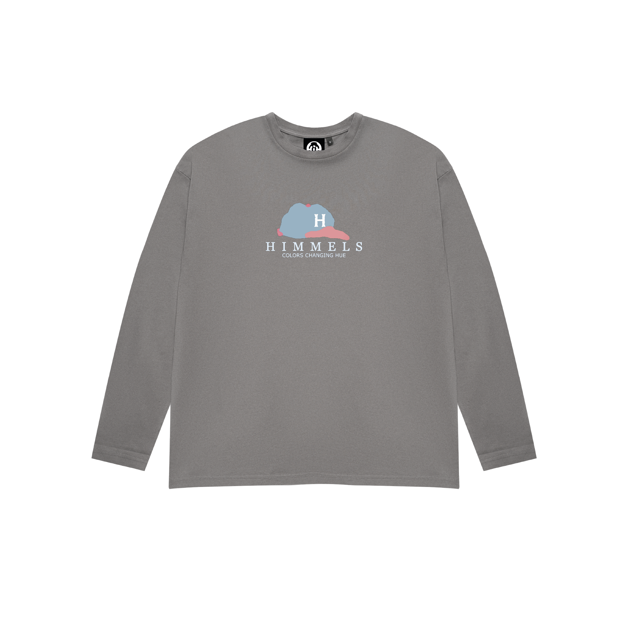 CAMISETA COLORS CHANGING MANGA LARGA CHARCOAL