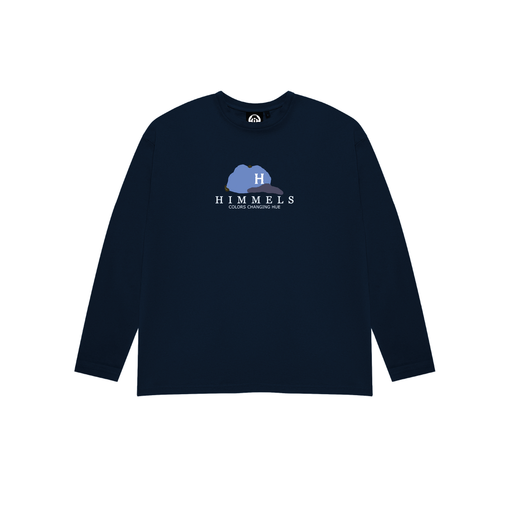 CAMISETA COLORS CHANGING MANGA LARGA AZUL MARINO