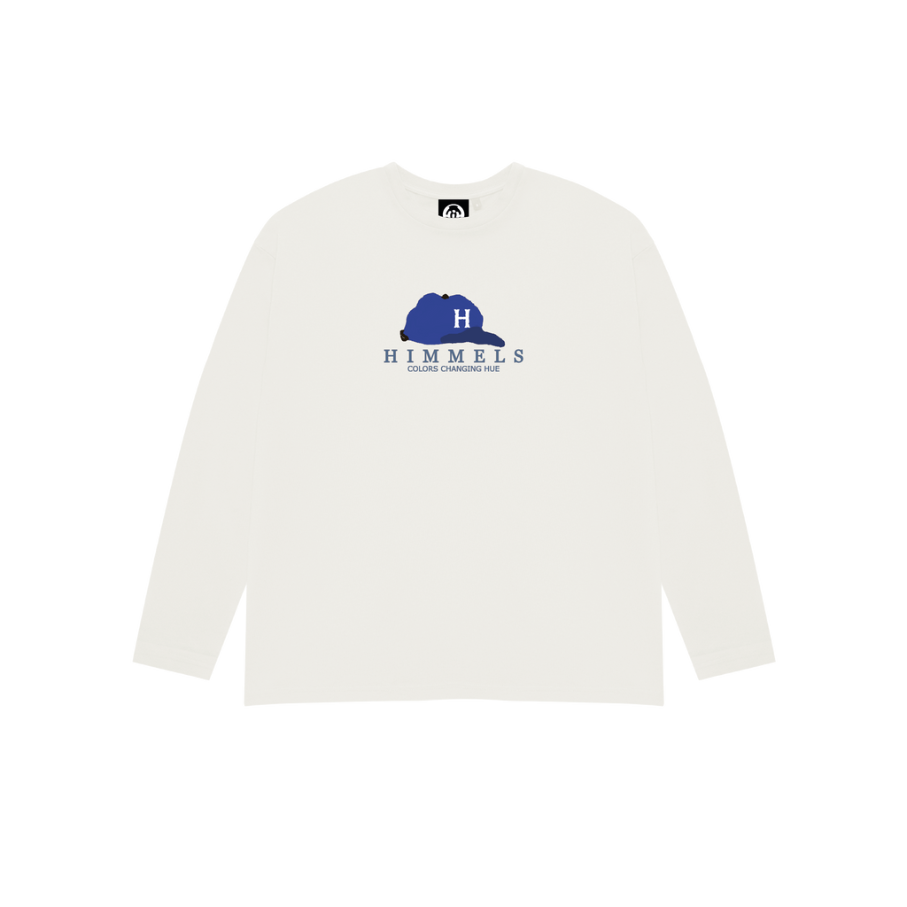 CAMISETA COLORS CHANGING MANGA LARGA BLANCA