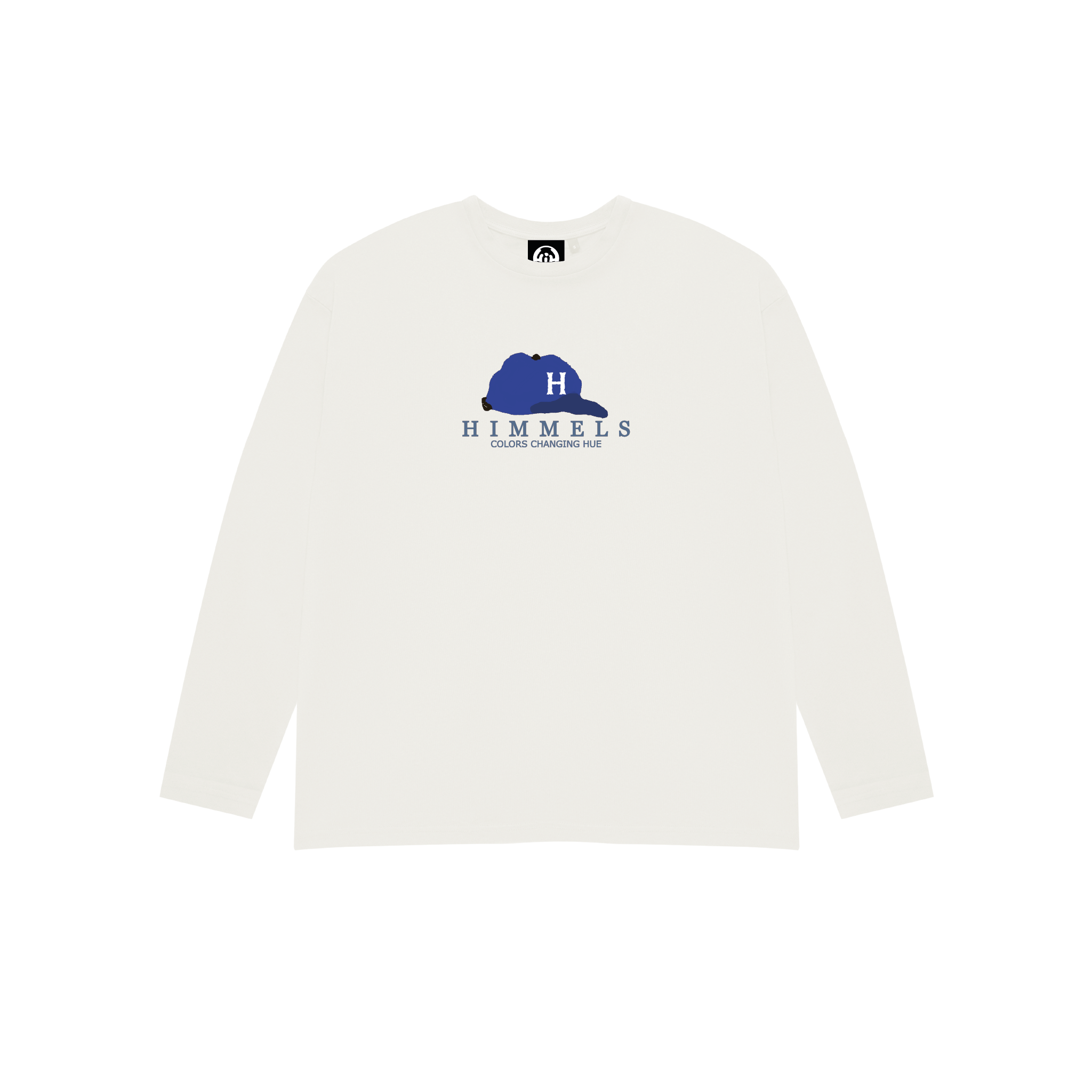 CAMISETA COLORS CHANGING MANGA LARGA BLANCA