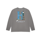 CAMISETA COLORS CHANGING MANGA LARGA CHARCOAL