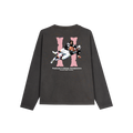 SUDADERA SIN CAPUCHA BROKEN BONES CHARCOAL