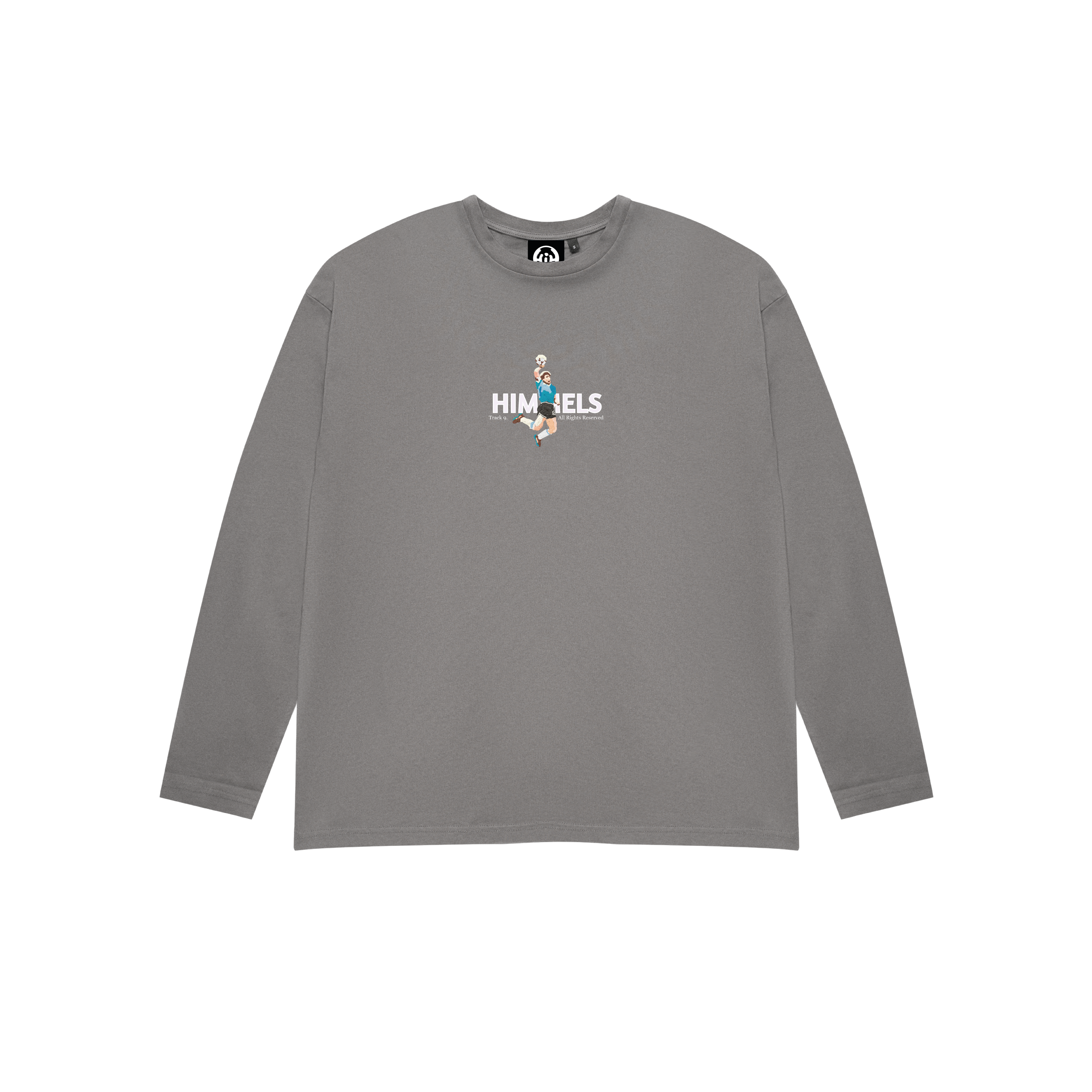 CAMISETA FOOTY SHOWDOWN MANGA LARGA CHARCOAL
