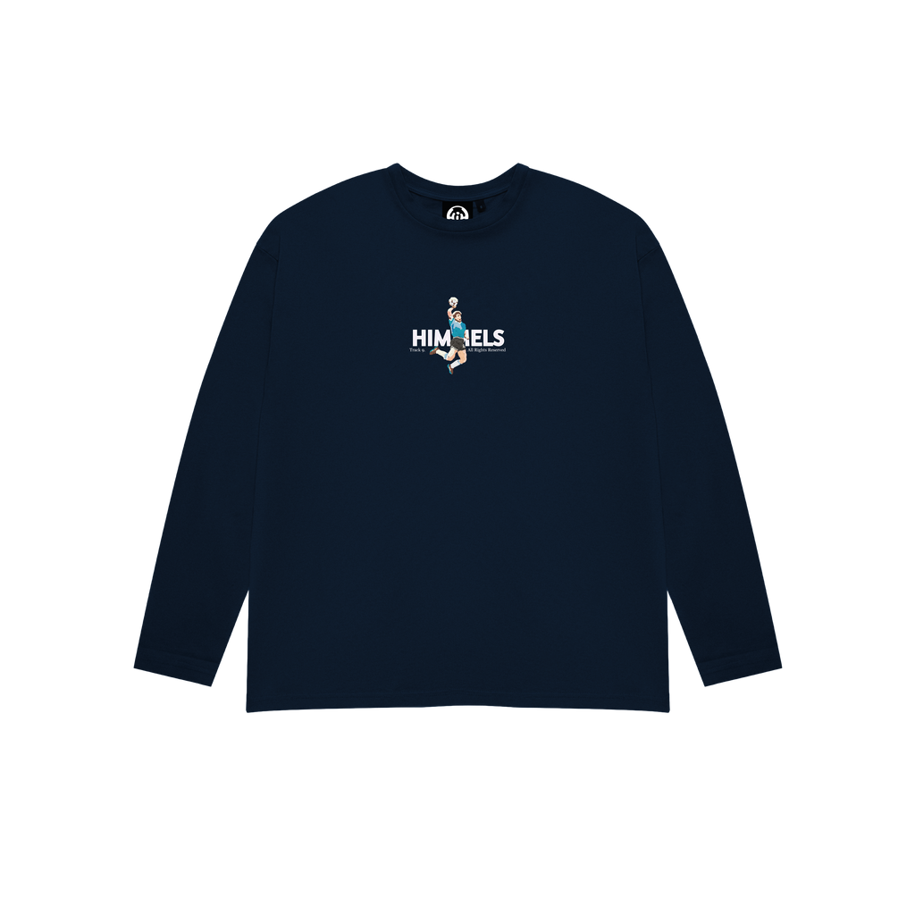 CAMISETA FOOTY SHOWDOWN MANGA LARGA NAVY BLUE