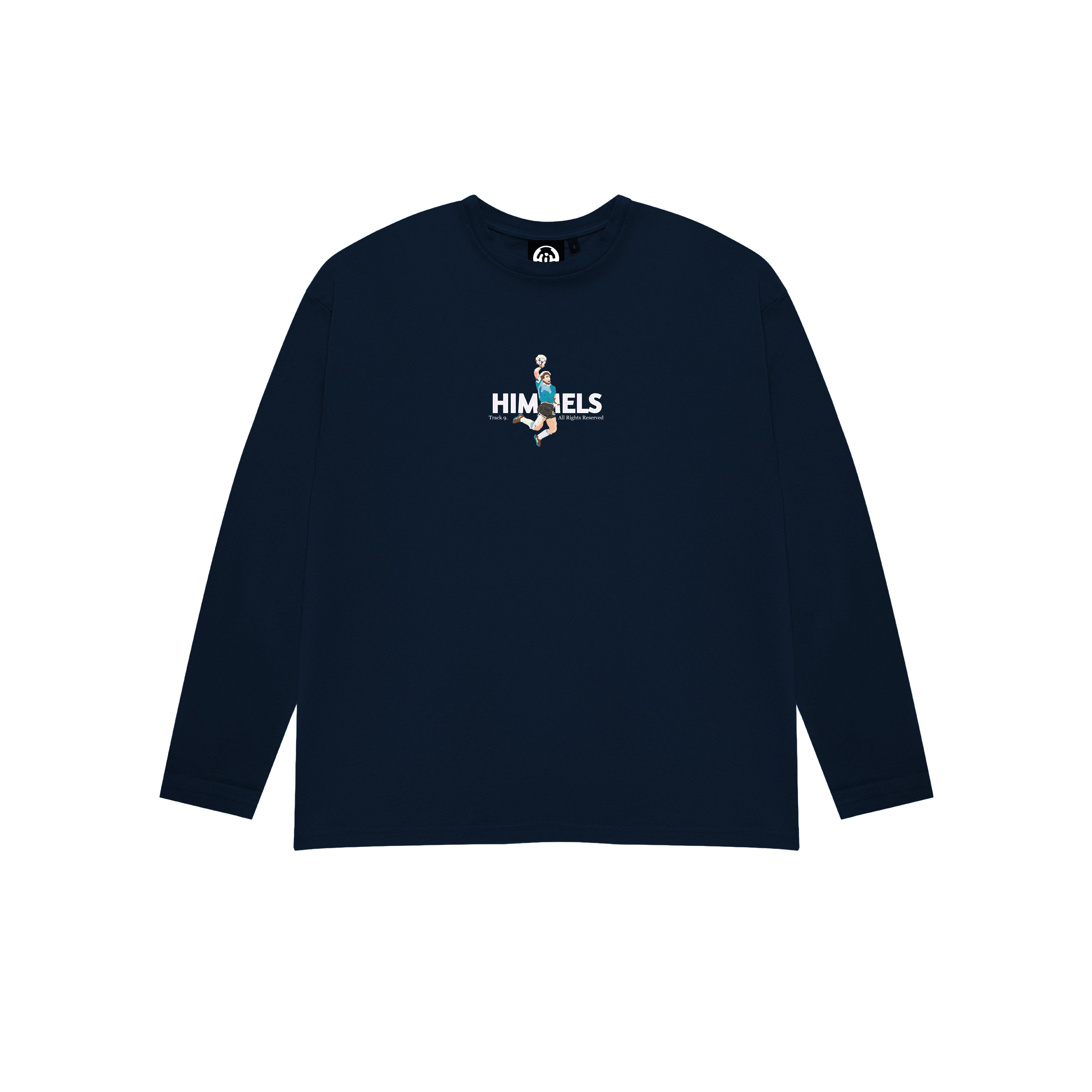 CAMISETA FOOTY SHOWDOWN MANGA LARGA NAVY BLUE